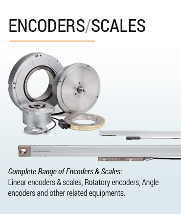Encoders & Scales, Linear encoders, scales, rotatory encoders, angle encoders and other related mechanical equipments. 